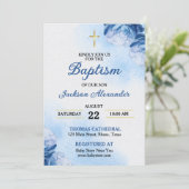 Christelijke jongensdoop kaart (Staand voorkant)