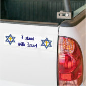 Christelijke joodse steun voor Israël Bumpersticker (Op Truck)