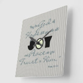 Christelijke Joy Vierkante Klok (Hoek)