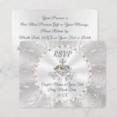 Christelijke jubileum- of trouwreactiekaarten kaart (Voorkant / Achterkant)