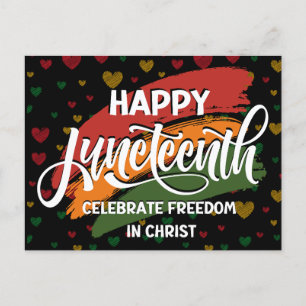 Christelijke JUNETEENTH Briefkaart