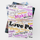 Christelijke JW LPMD Gift Wrapping Sheet Set 01 Inpakpapier Vel (In situ)