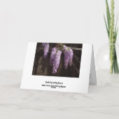 Christelijke Kaart met evangelische boodschap (Achterkant)