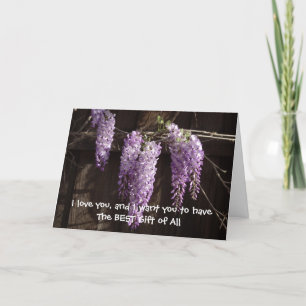 Christelijke Kaart met evangelische boodschap