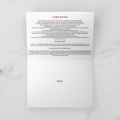 Christelijke Kaart met evangelische boodschap (Binnen)