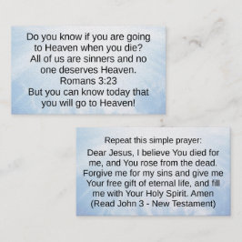 Christelijke Kaart Visitekaartje