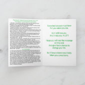 Christelijke Kaart voor een vader (Binnen)