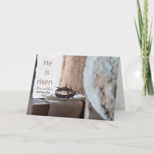 Christelijke Kaart voor herurrectie (Voorkant)