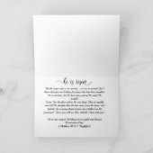 Christelijke Kaart voor herurrectie (Binnen)