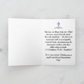 Christelijke Kaart voor herurrectie (Binnen)