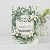 Christelijke Kaart voor troost in verdriet (Staand voorkant)