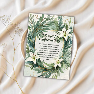 Christelijke Kaart voor troost in verdriet
