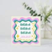 Christelijke Kaarten Geloof Vakantie Aanmoediging (Staand voorkant)