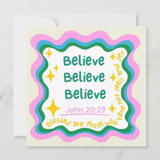 Christelijke Kaarten Geloof Vakantie Aanmoediging (Voorkant)