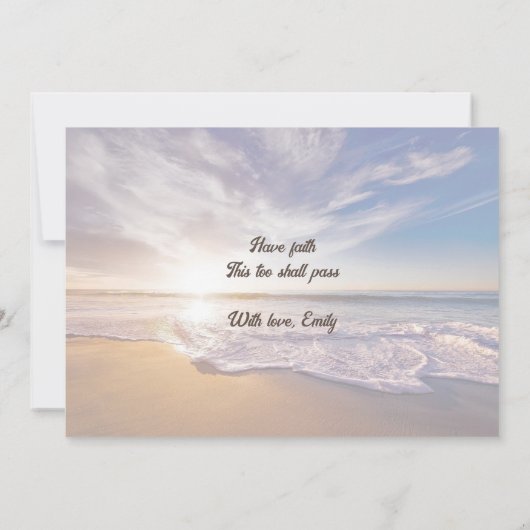 Christelijke Kaarten voor scripts voor aanmoedigin (Achterkant)