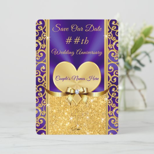 Christelijke Kaartjes om de Datum van Jubileum te Kaart (Staand voorkant)