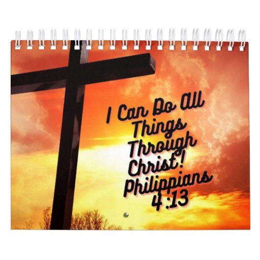 Christelijke kalender met Bijbelverzen (Hoes)