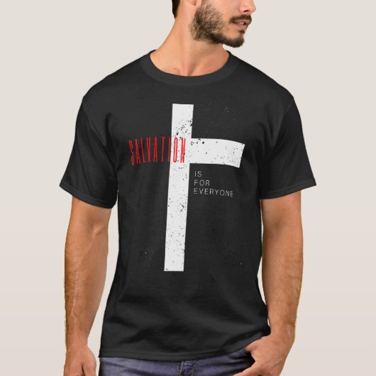 Christelijke kalvecirkel voor de redding t-shirt (Voorkant)
