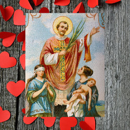 Christelijke katholieke heilige Valentijnsdag Briefkaart