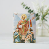 Christelijke katholieke heilige Valentijnsdag Briefkaart (Staand voorkant)