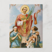 Christelijke katholieke heilige Valentijnsdag Briefkaart (Voorkant)