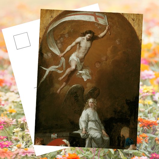 Christelijke Katholieke Opstanding Jezus Feestdagenkaart