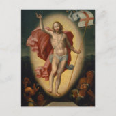 Christelijke katholieke opstanding van Jezus Feestdagenkaart (Voorkant)