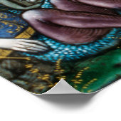 Christelijke katholieke paasopstanding poster (Hoek)