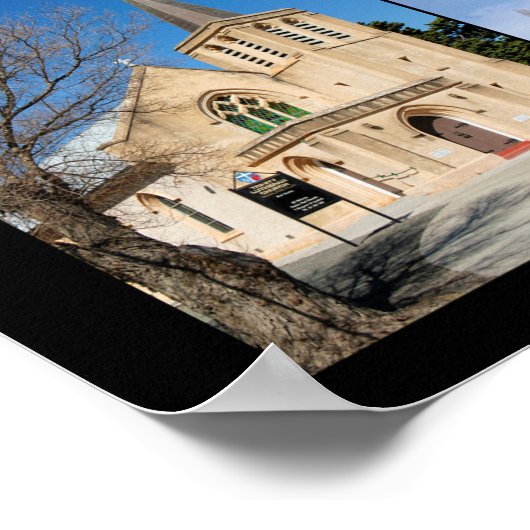 Christelijke kerk Collage Poster (Hoek)