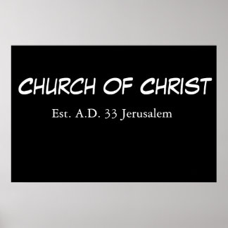 Christelijke kerk (est.) poster