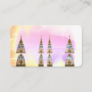 Christelijke Kerk Glas in lood Visitekaartjes