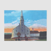 Christelijke kerk in de kleine stad Tissuepapier (Voorkant)