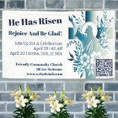 Christelijke kerk Jesus Cross Easter Spandoek