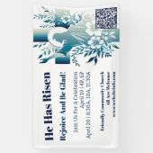 Christelijke kerk Jesus Cross Easter Spandoek (Verticaal)