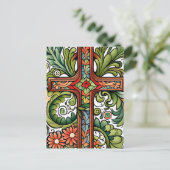 Christelijke Kerk Kruis Pasen Jezus Baptist Liefde Feestdagenkaart (Staand voorkant)