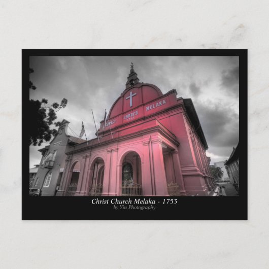 Christelijke Kerk Melaka - 1753 Briefkaart (Voorkant)