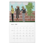 Christelijke kerk met Afrikaanse Amerikaanse kunst Kalender (Mar 2026)