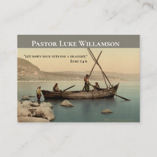 Christelijke Kerk Pastoor Dominee Evangelist Bijbe Visitekaartje