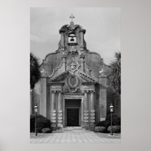 Christelijke kerk poster