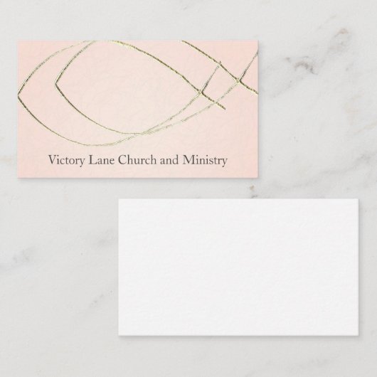 Christelijke kerk Spirituele Visitekaartjes (Voorkant / Achterkant)