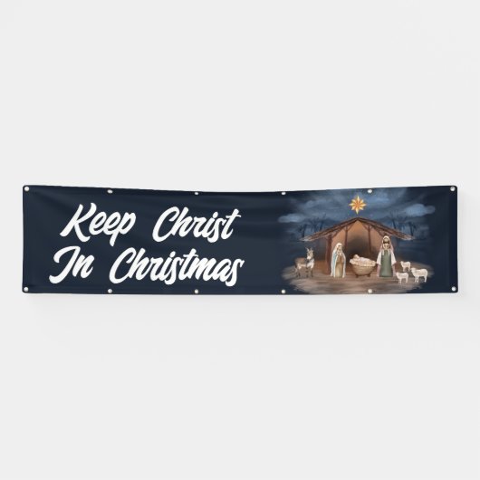 Christelijke Kerk van Jezus Christus Spandoek (Horizontaal)