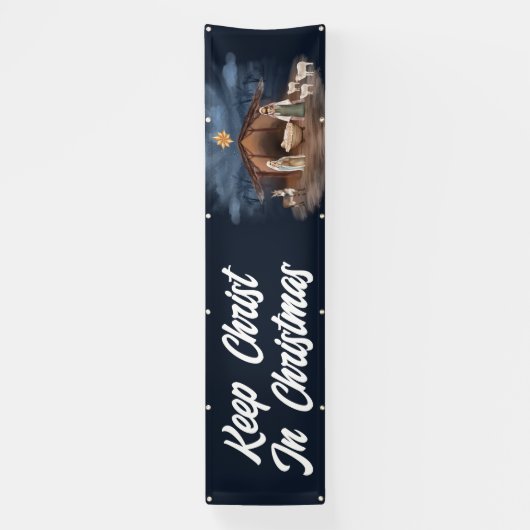 Christelijke Kerk van Jezus Christus Spandoek (Verticaal)