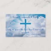 Christelijke Kerk Visitekaartjes met Bijbelvers (Voorkant)
