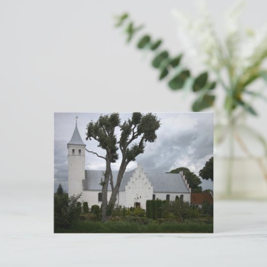 Christelijke kerk Voldum Denemarken Briefkaart (Staand voorkant)