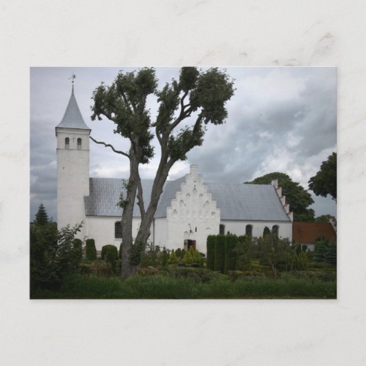 Christelijke kerk Voldum Denemarken Briefkaart (Voorkant)