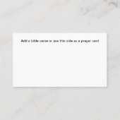 Christelijke kerk zonsondergang Schilderachtig Vis Visitekaartje (Achterkant)