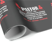 Christelijke kerkpastor Definitie religieuze minis Cadeaupapier (Rol Hoek)