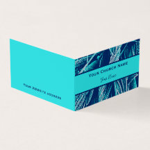 Christelijke kerkpastor Modern Turquoise Natuur