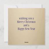 Christelijke kerst Een kind wordt ons gegeven Feestdagenkaart (Achterkant)