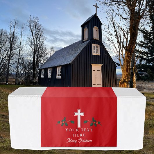 Christelijke Kerst Evenementen Tafelloper Wandkleed